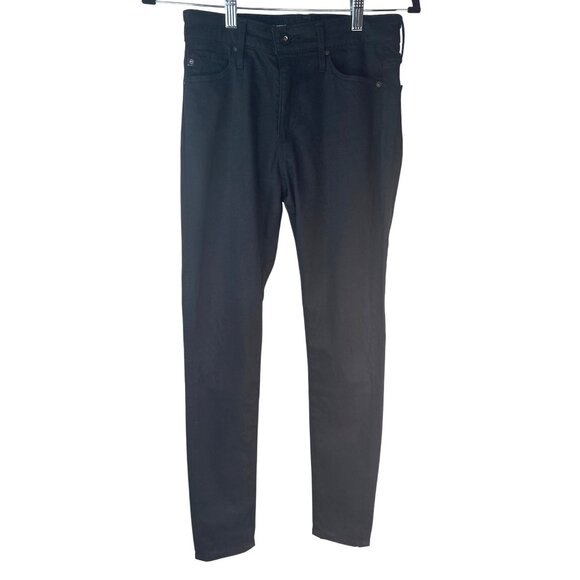 2/$30 Adriano Goldschmied 25R Farrah Skinny Ankle Jeans Black - Picture 1 of 16